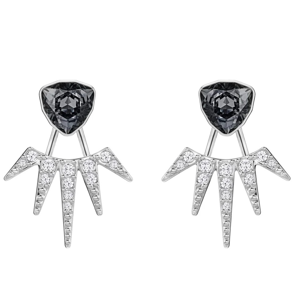 Swarovski Spike ear jacket earrings